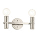 Kichler Canada - Two Light Bath - Torche - Brushed Nickel- Union Lighting Luminaires Decor