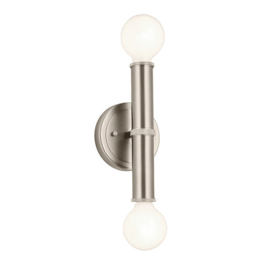 Kichler Canada - Two Light Wall Sconce - Torche - Brushed Nickel- Union Lighting Luminaires Decor