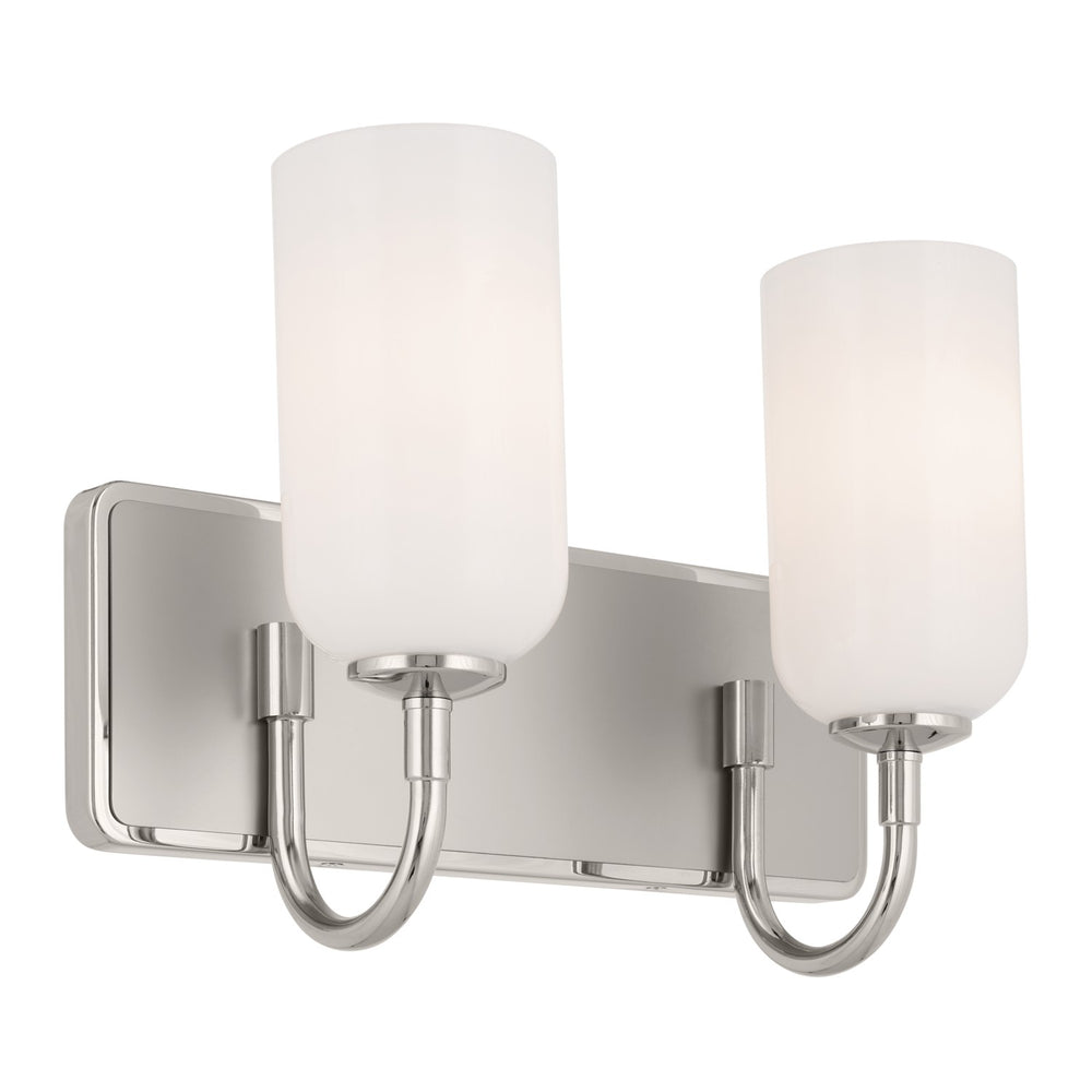 Kichler Canada - Two Light Bath - Solia - Polished Nickel- Union Lighting Luminaires Decor
