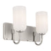 Kichler Canada - Two Light Bath - Solia - Polished Nickel- Union Lighting Luminaires Decor