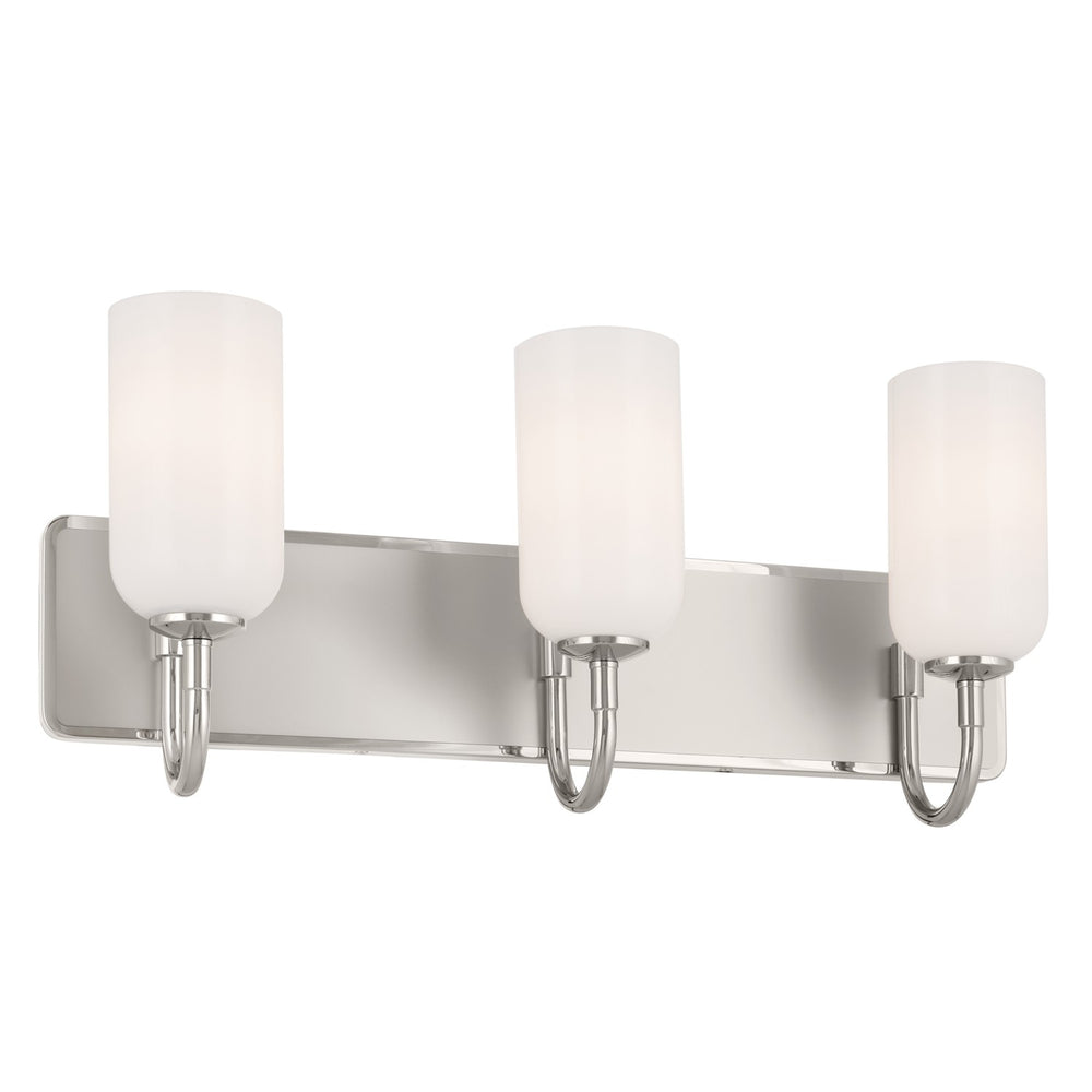 Kichler Canada - Three Light Bath - Solia - Polished Nickel- Union Lighting Luminaires Decor