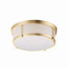Maxim - LED Flush Mount - Rogue LED - Satin Brass- Union Lighting Luminaires Decor