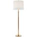 Visual Comfort Signature Canada - One Light Floor Lamp - Simple Scallop - Soft Brass- Union Lighting Luminaires Decor