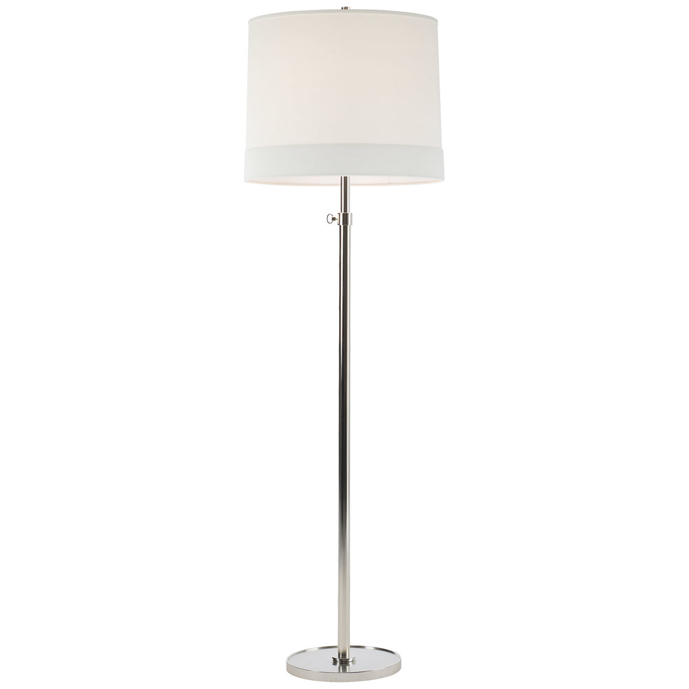 Visual Comfort Signature Canada - One Light Floor Lamp - Simple Scallop - Soft Silver- Union Lighting Luminaires Decor
