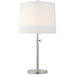 Visual Comfort Signature Canada - One Light Table Lamp - Simple - Soft Silver- Union Lighting Luminaires Decor