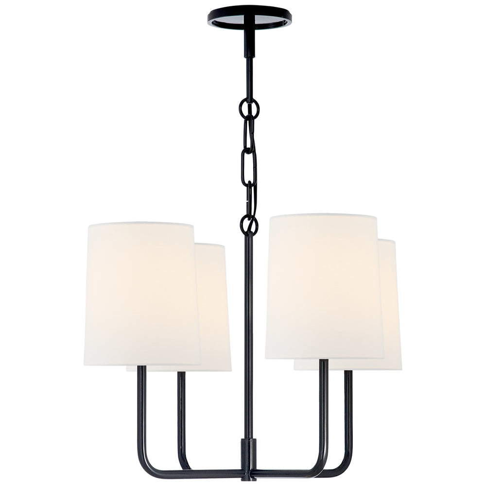 Visual Comfort Signature Canada - Four Light Chandelier - Go lightly - Charcoal- Union Lighting Luminaires Decor