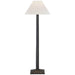 Visual Comfort Signature Canada - One Light Buffet Lamp - Strie - Aged Iron- Union Lighting Luminaires Decor