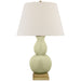 Visual Comfort Signature Canada - One Light Table Lamp - Gourd Form - Celadon Crackle- Union Lighting Luminaires Decor