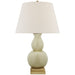 Visual Comfort Signature Canada - One Light Table Lamp - Gourd Form - Tea Stain Crackle- Union Lighting Luminaires Decor