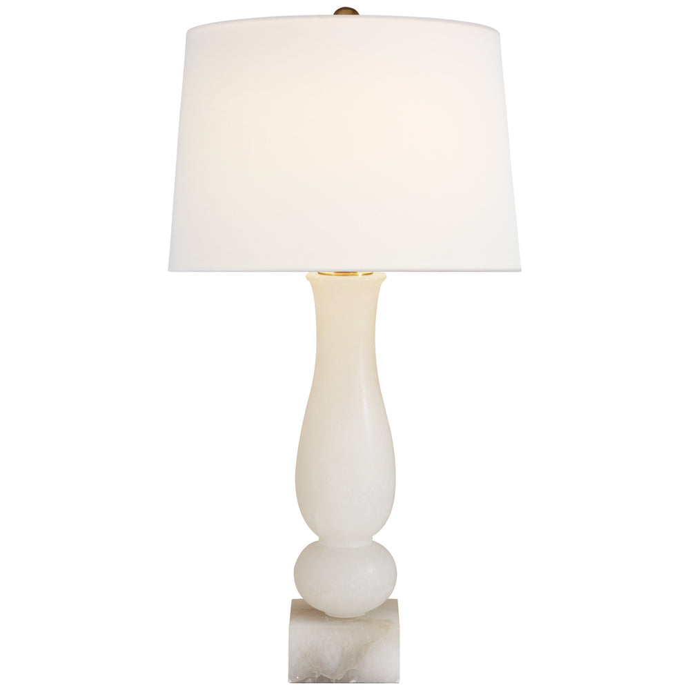 Visual Comfort Signature Canada - One Light Table Lamp - Contemporary Balustrade - Alabaster- Union Lighting Luminaires Decor