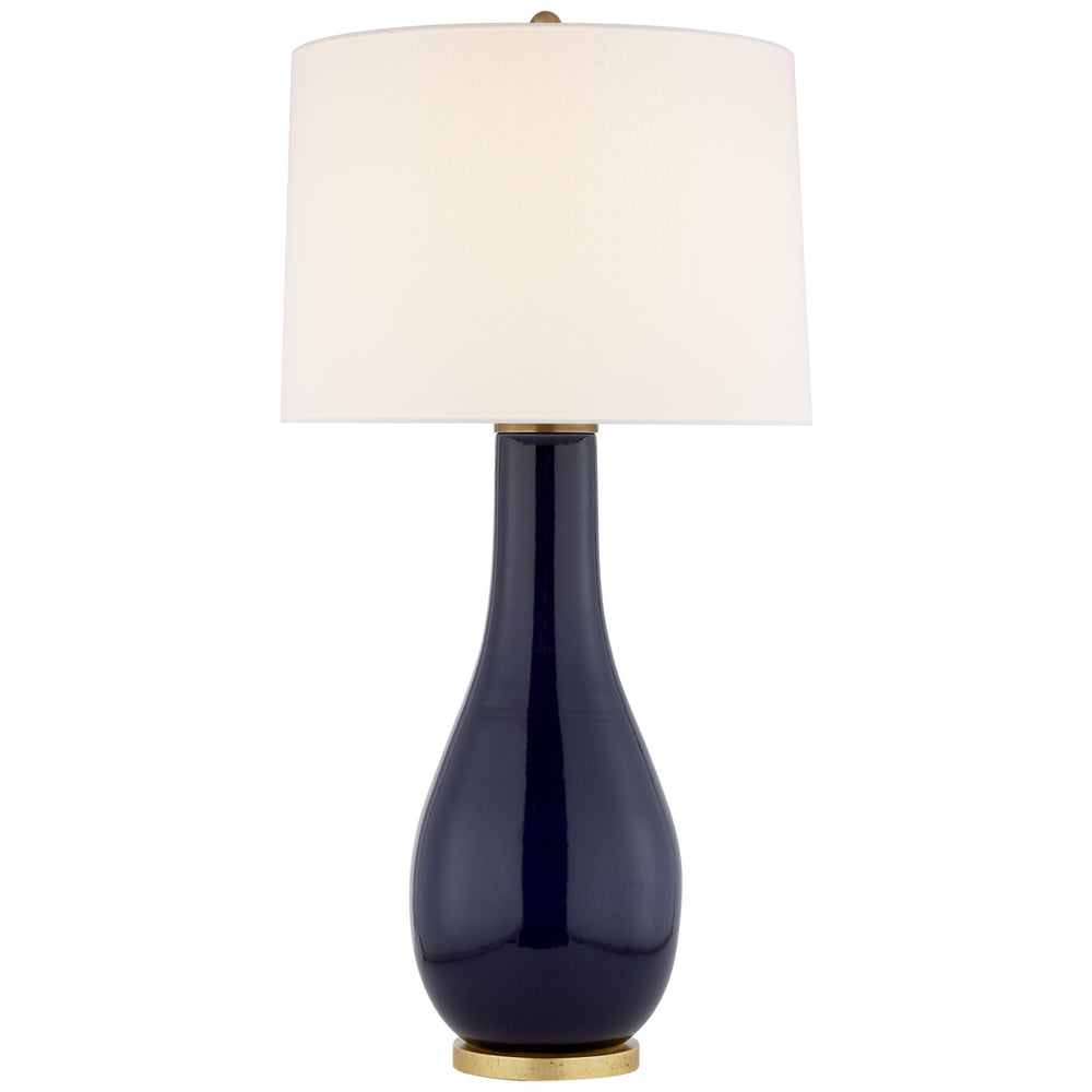 Visual Comfort Signature Canada - One Light Table Lamp - Orson - Denim Porcelain- Union Lighting Luminaires Decor