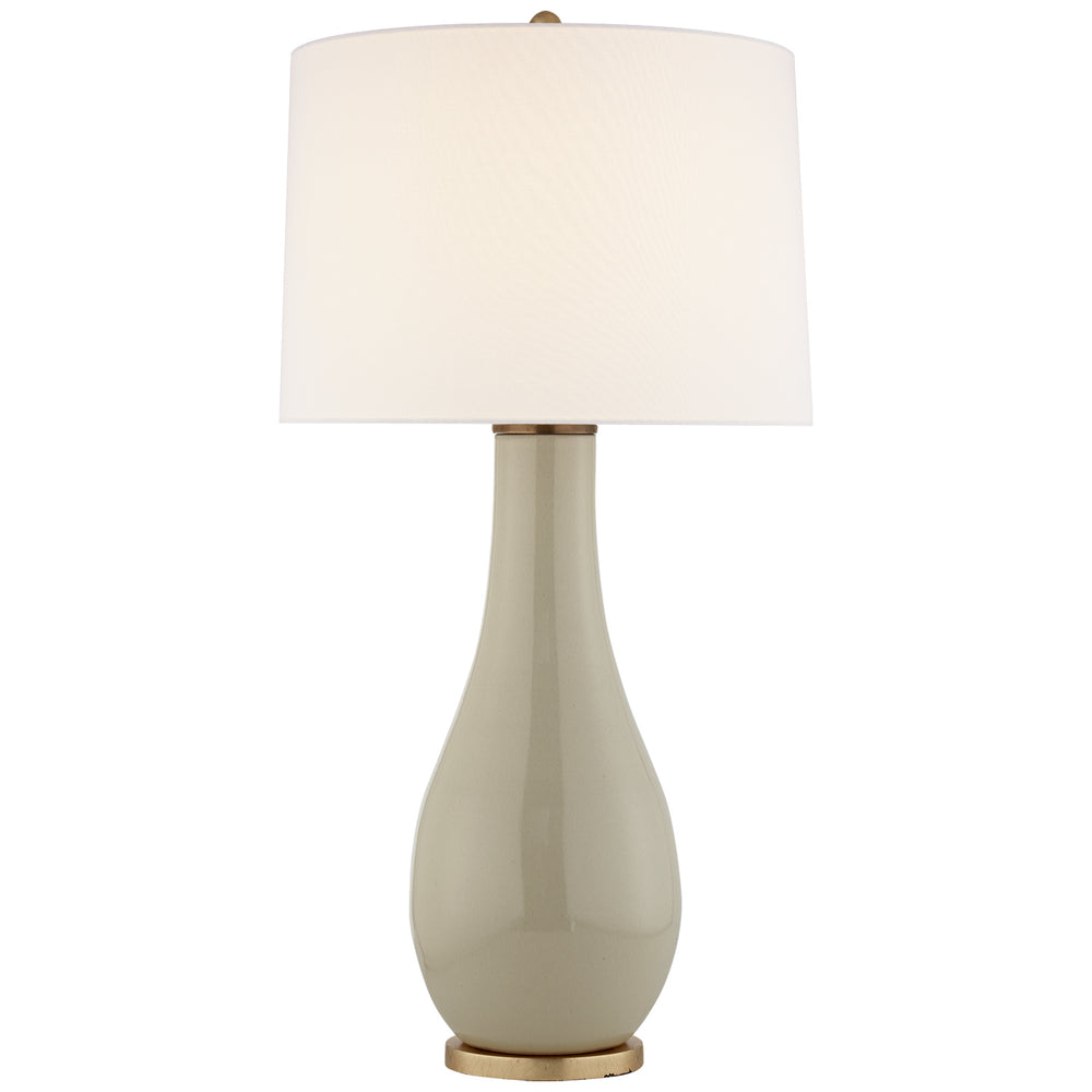 Visual Comfort Signature Canada - One Light Table Lamp - Orson - Coconut Porcelain- Union Lighting Luminaires Decor