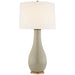 Visual Comfort Signature Canada - One Light Table Lamp - Orson - Coconut Porcelain- Union Lighting Luminaires Decor