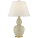Visual Comfort Signature Canada - One Light Table Lamp - Yue - Coconut Porcelain- Union Lighting Luminaires Decor