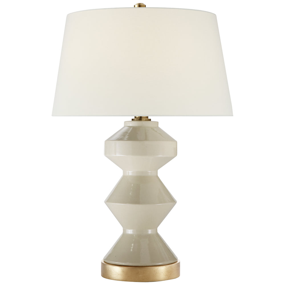 Visual Comfort Signature Canada - One Light Table Lamp - Weller - Coconut Porcelain- Union Lighting Luminaires Decor