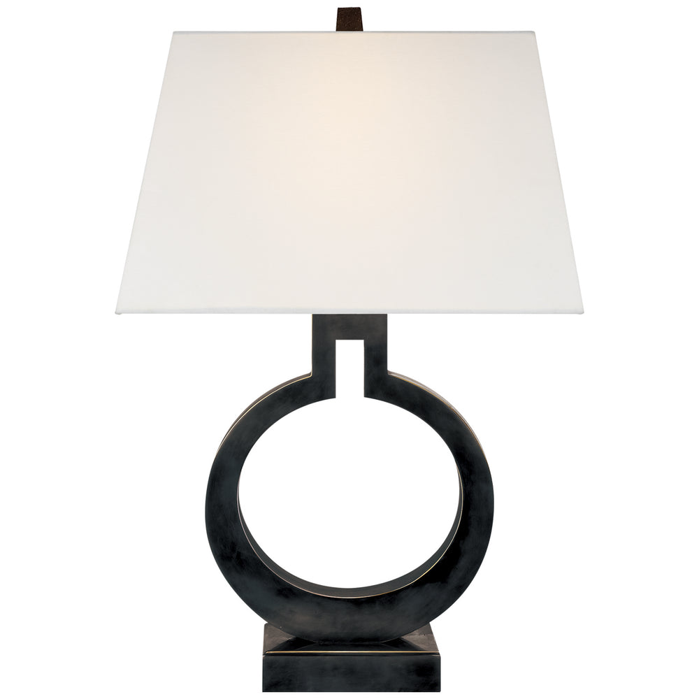Visual Comfort Signature Canada - One Light Table Lamp - Ring - Bronze- Union Lighting Luminaires Decor
