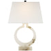 Visual Comfort Signature Canada - One Light Table Lamp - Ring - Alabaster- Union Lighting Luminaires Decor