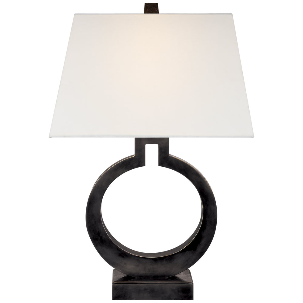 Visual Comfort Signature Canada - One Light Table Lamp - Ring - Bronze- Union Lighting Luminaires Decor