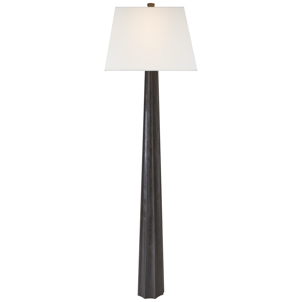 Visual Comfort Signature Canada - One Light Floor Lamp - Fluted Spire - Aged Iron- Union Lighting Luminaires Decor