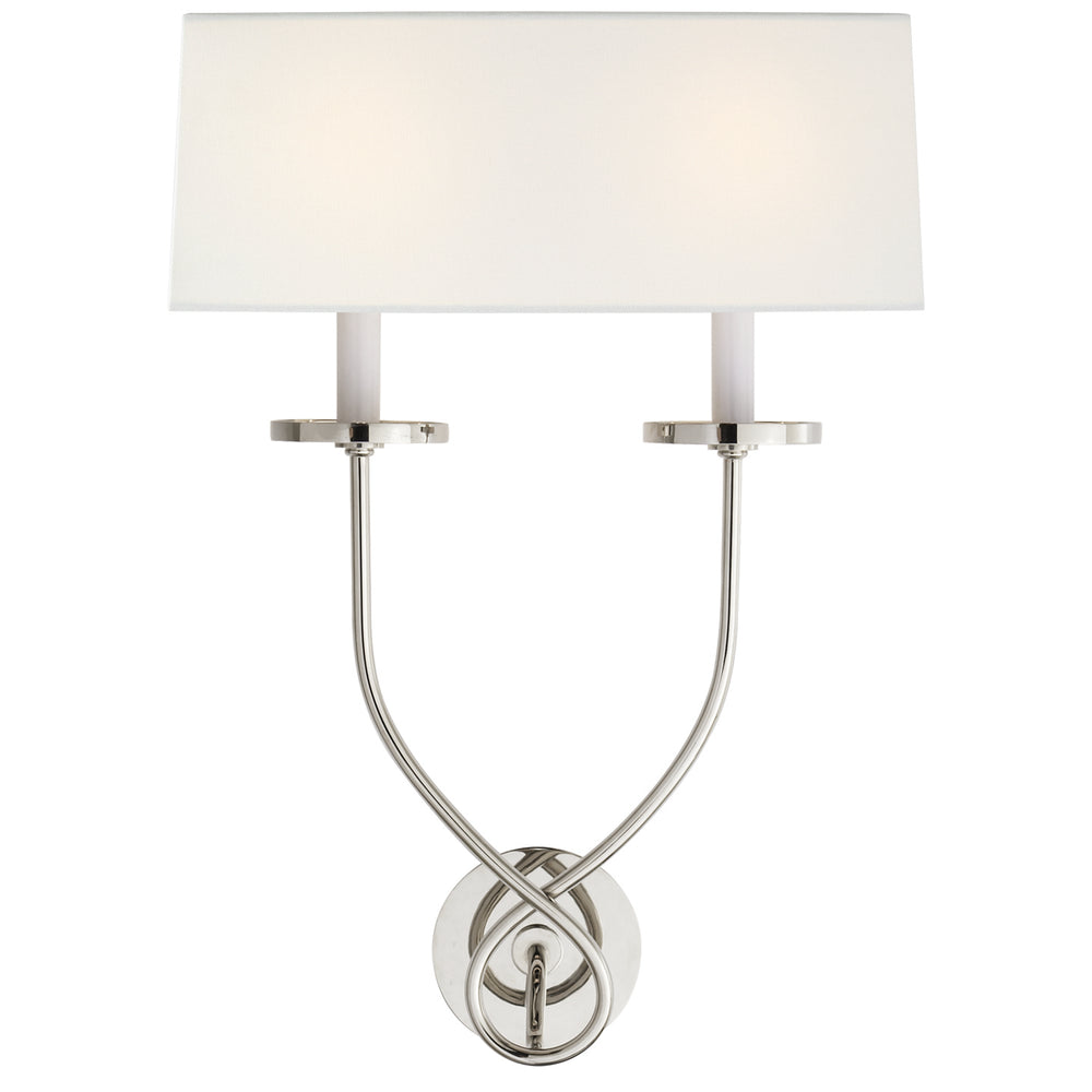 Visual Comfort Signature Canada - Two Light Wall Sconce - Symmetric Twist - Polished Nickel- Union Lighting Luminaires Decor