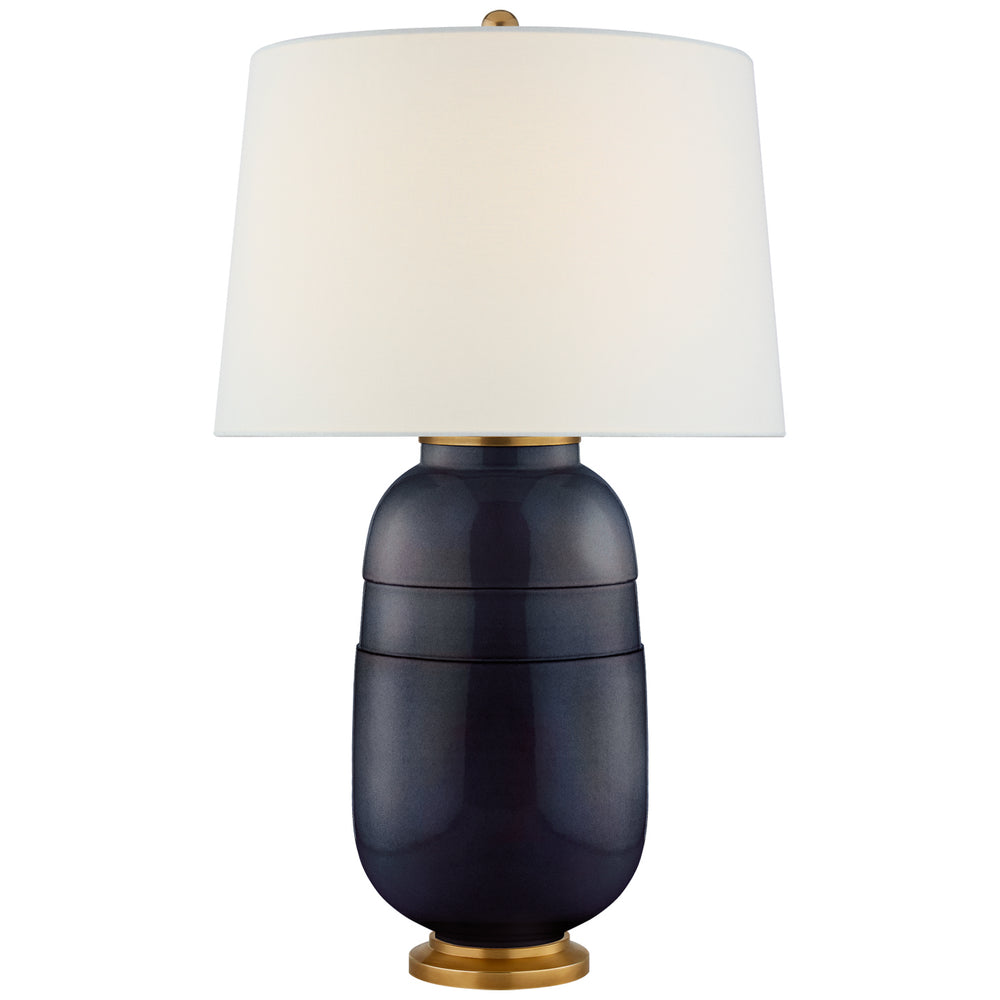 Visual Comfort Signature Canada - One Light Table Lamp - Newcomb - Mixed Blue Brown- Union Lighting Luminaires Decor