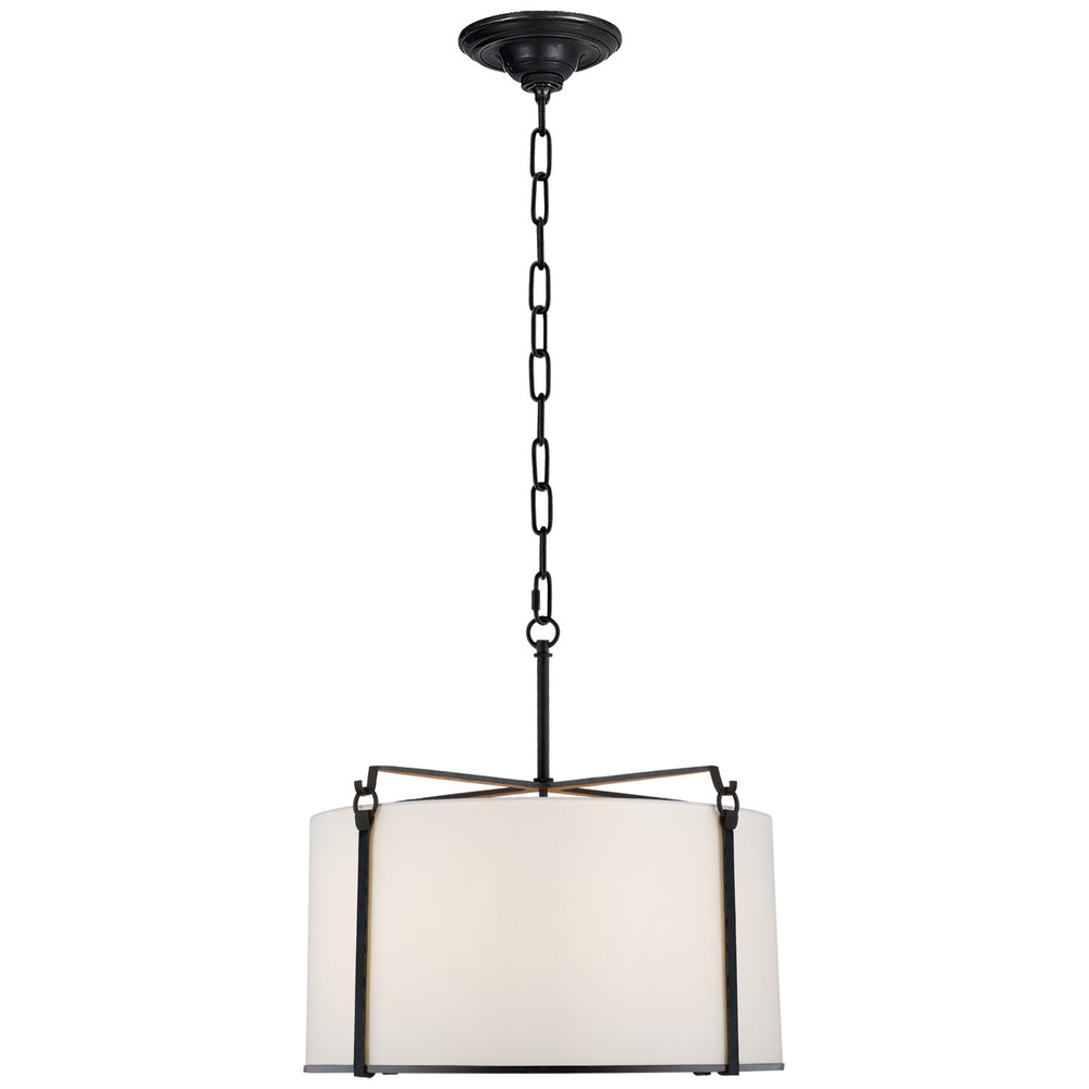 Visual Comfort Signature Canada - Four Light Hanging Lantern - Aspen - Blackened Rust- Union Lighting Luminaires Decor