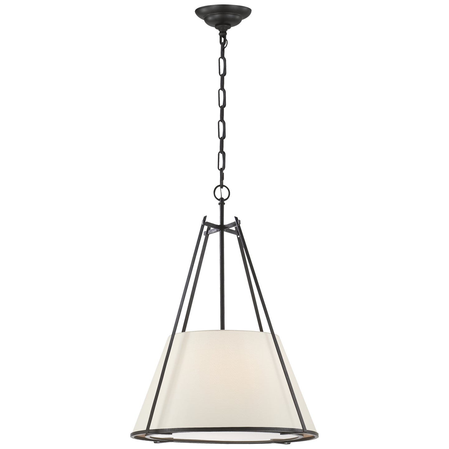 Visual Comfort Signature Canada - One Light Hanging Lantern - Aspen - Blackened Rust- Union Lighting Luminaires Decor