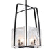 Hubbardton Forge - Four Light Pendant - Arc - Black- Union Lighting Luminaires Decor