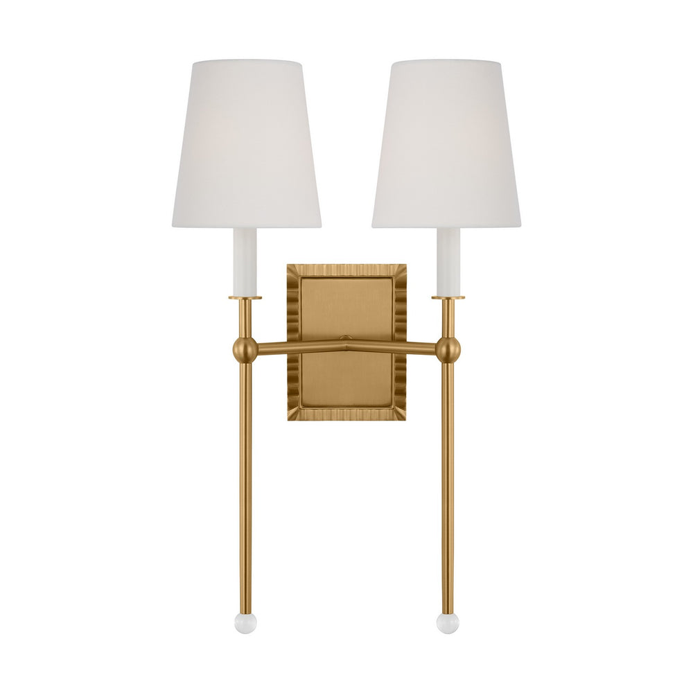 Visual Comfort Studio Canada - Two Light Wall Sconce - Baxley - Burnished Brass- Union Lighting Luminaires Decor