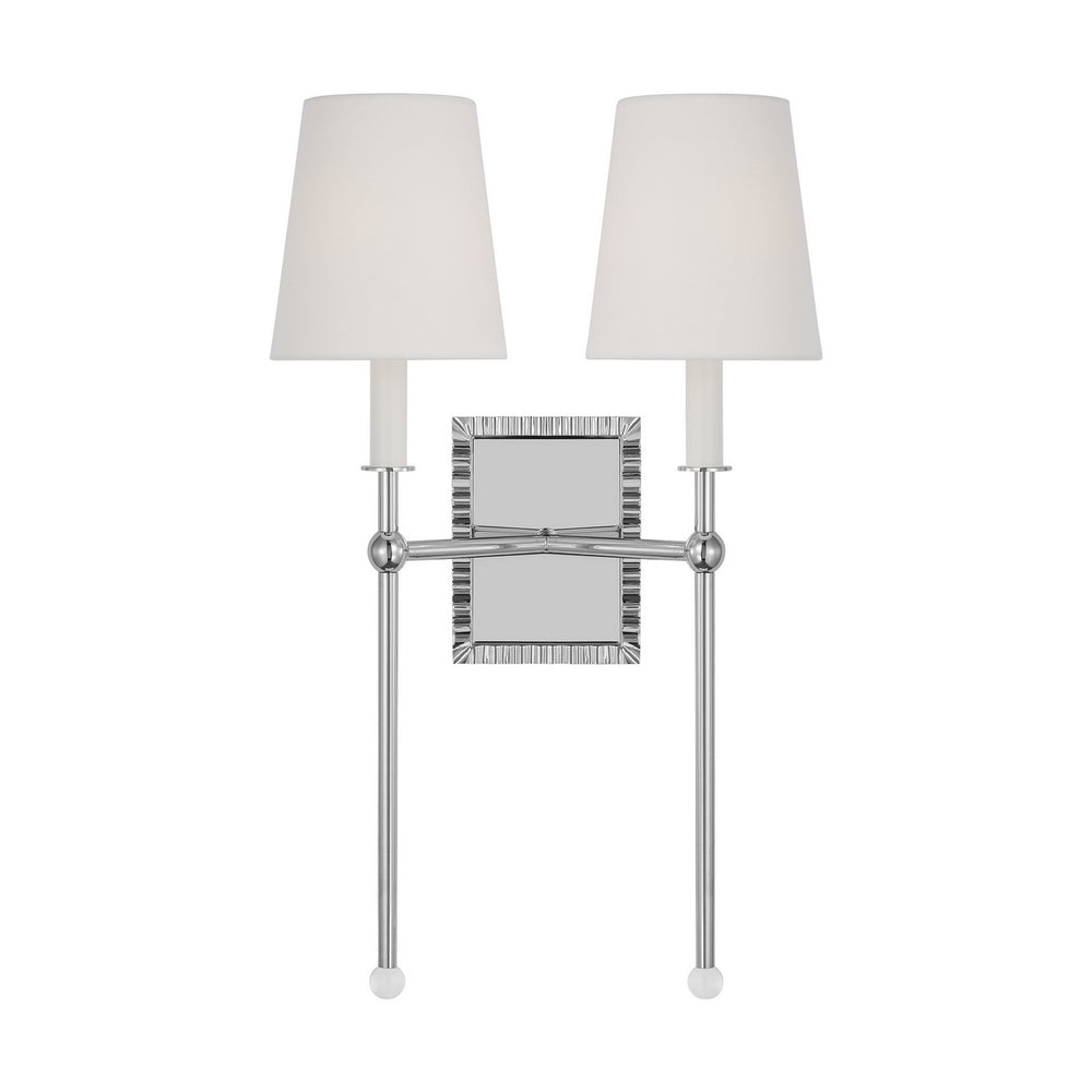 Visual Comfort Studio Canada - Two Light Wall Sconce - Baxley - Polished Nickel- Union Lighting Luminaires Decor