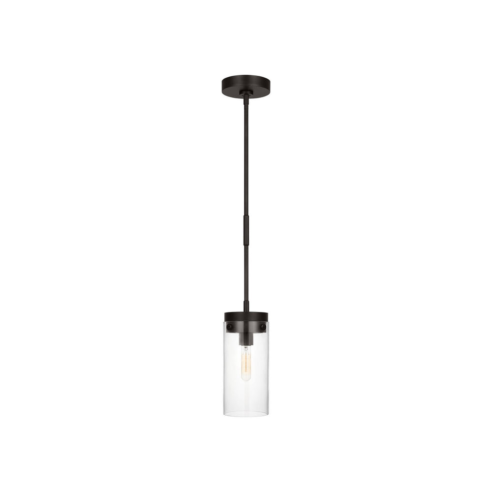 Visual Comfort Studio Canada - One Light Pendant - Garrett - Aged Iron- Union Lighting Luminaires Decor