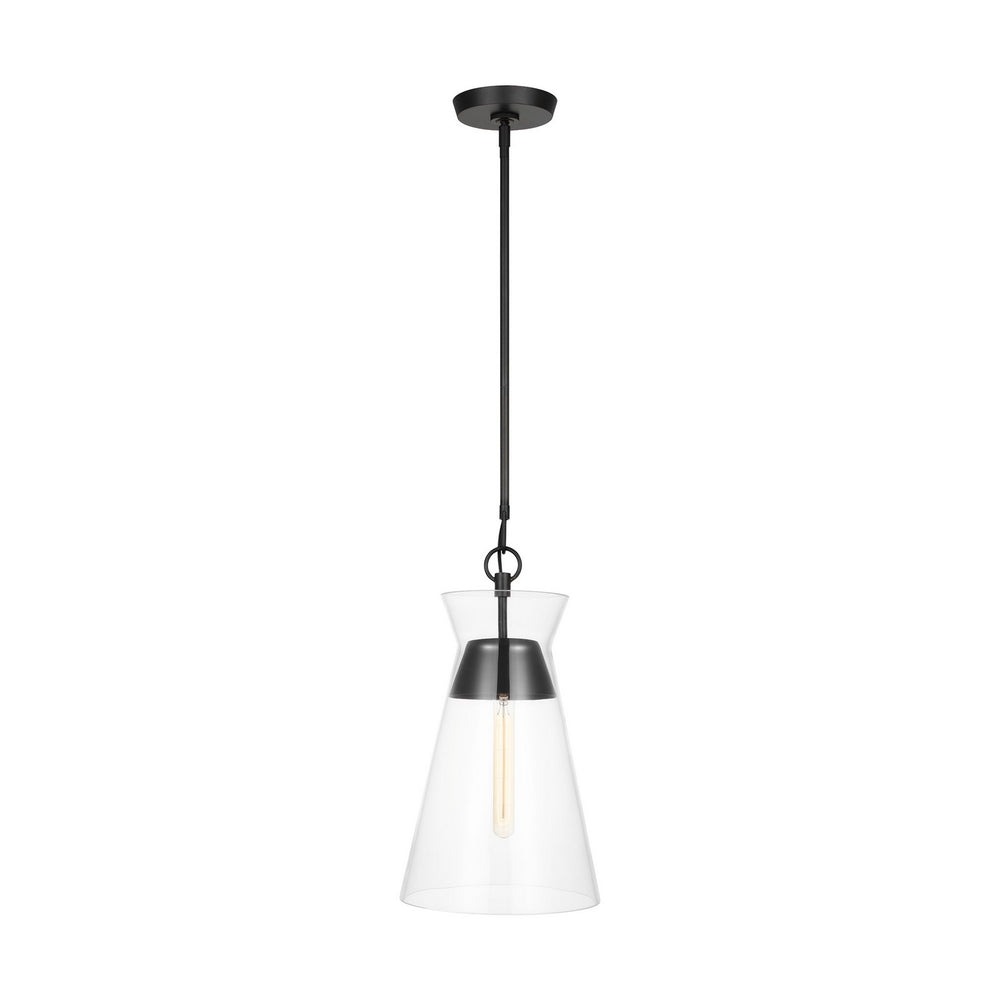 Visual Comfort Studio Canada - One Light Pendant - Atlantic - Aged Iron- Union Lighting Luminaires Decor