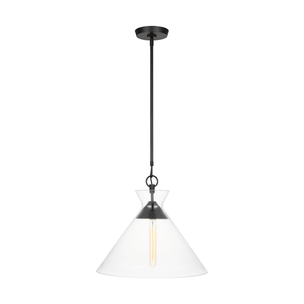 Visual Comfort Studio Canada - One Light Pendant - Atlantic - Aged Iron- Union Lighting Luminaires Decor
