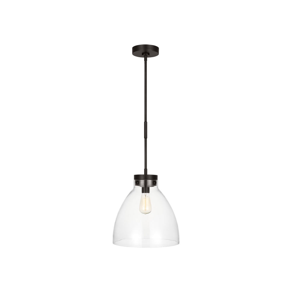 Visual Comfort Studio Canada - One Light Pendant - Garrett - Aged Iron- Union Lighting Luminaires Decor