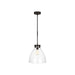 Visual Comfort Studio Canada - One Light Pendant - Garrett - Aged Iron- Union Lighting Luminaires Decor