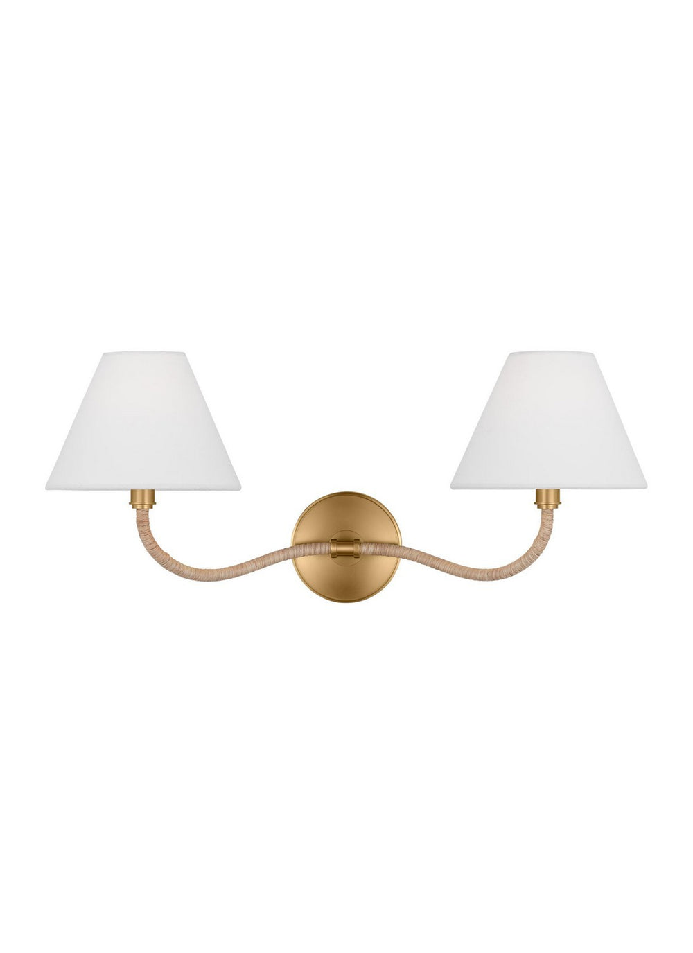 Visual Comfort Studio Canada - Two Light Wall Sconce - Laguna - Burnished Brass- Union Lighting Luminaires Decor