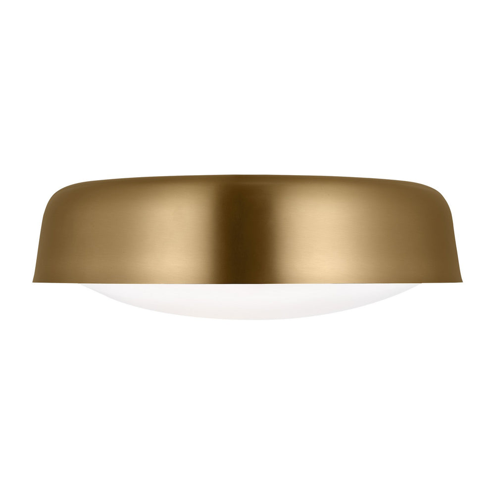 Visual Comfort Studio Canada - Two Light Flush Mount - Draper - Burnished Brass- Union Lighting Luminaires Decor