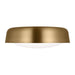 Visual Comfort Studio Canada - Two Light Flush Mount - Draper - Burnished Brass- Union Lighting Luminaires Decor