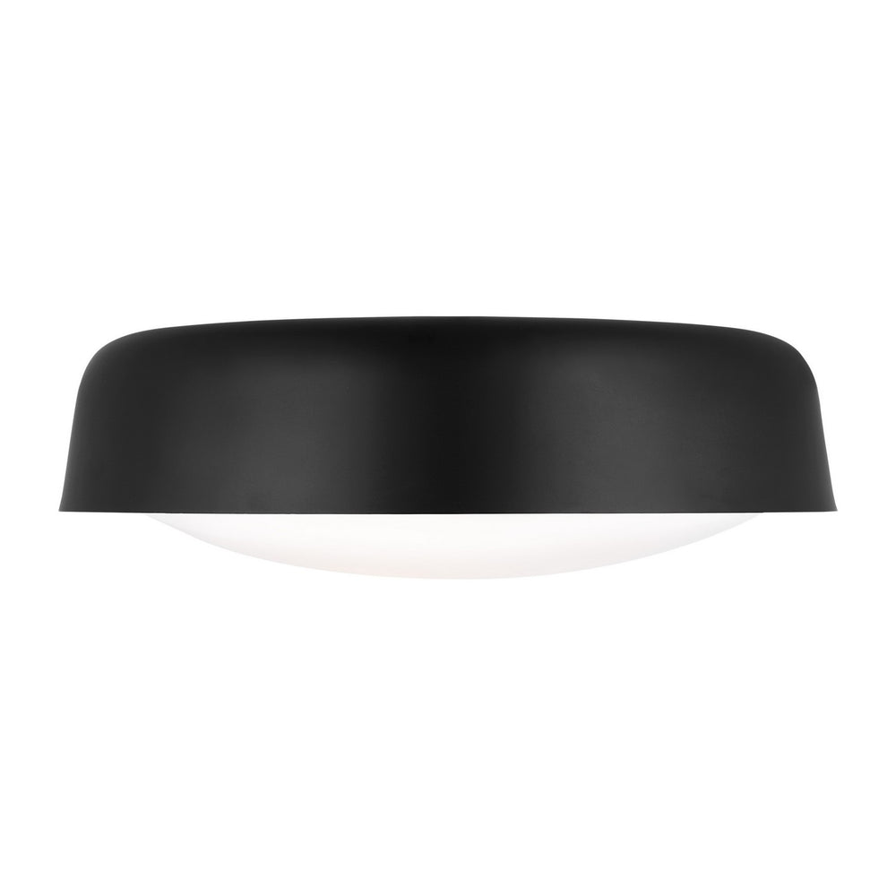 Visual Comfort Studio Canada - Two Light Flush Mount - Draper - Midnight Black- Union Lighting Luminaires Decor