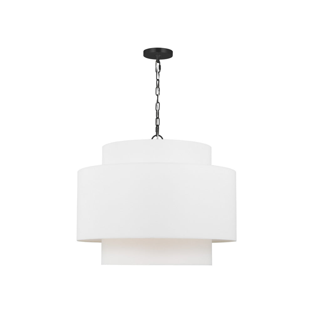 Visual Comfort Studio Canada - Three Light Pendant - Sawyer - Midnight Black- Union Lighting Luminaires Decor
