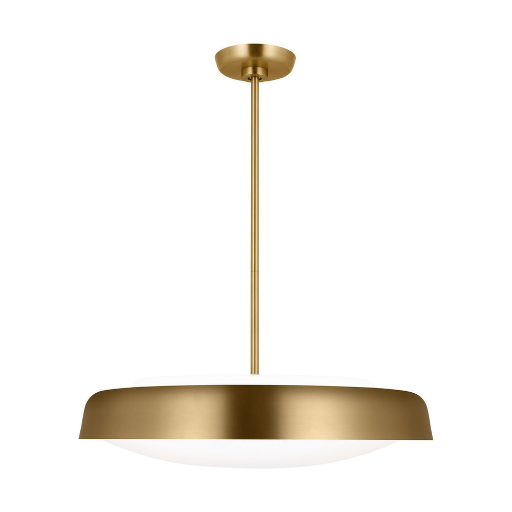Visual Comfort Studio Canada - Three Light Pendant - Draper - Burnished Brass- Union Lighting Luminaires Decor