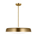Visual Comfort Studio Canada - Three Light Pendant - Draper - Burnished Brass- Union Lighting Luminaires Decor