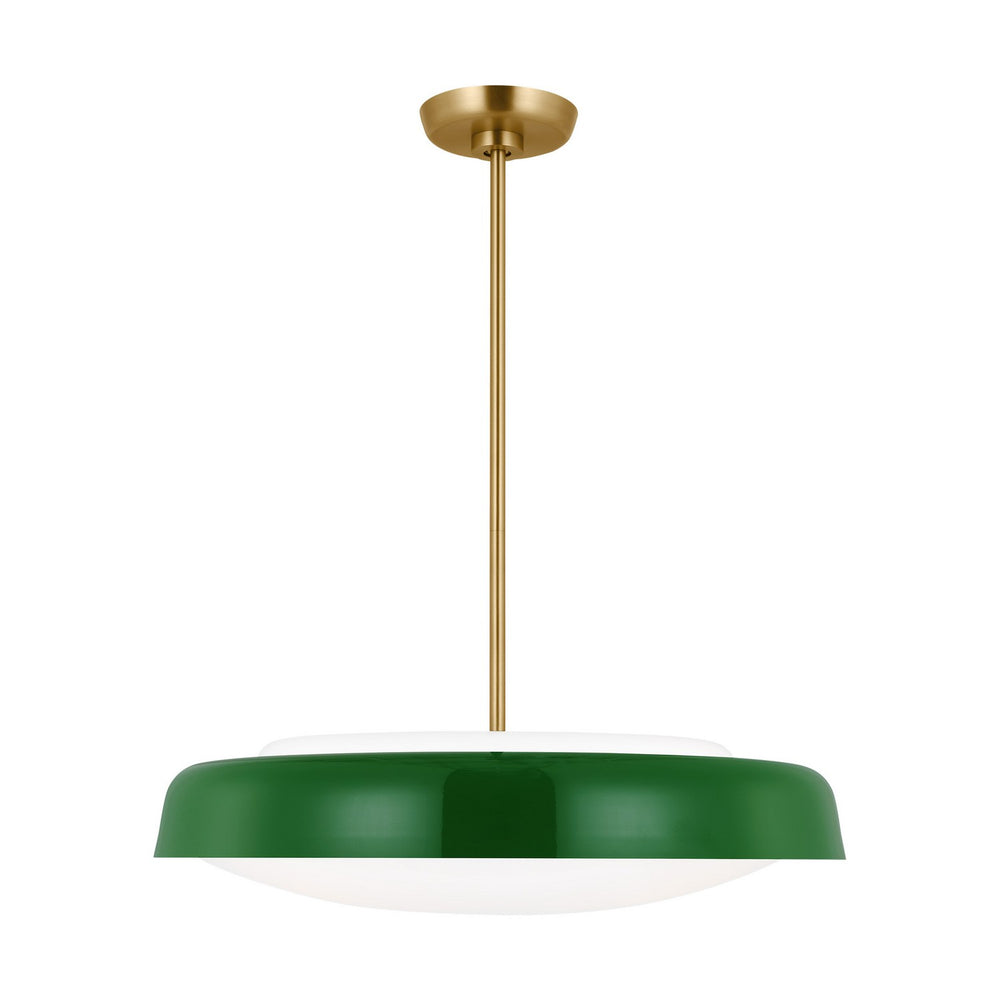 Visual Comfort Studio Canada - Three Light Pendant - Draper - Green- Union Lighting Luminaires Decor
