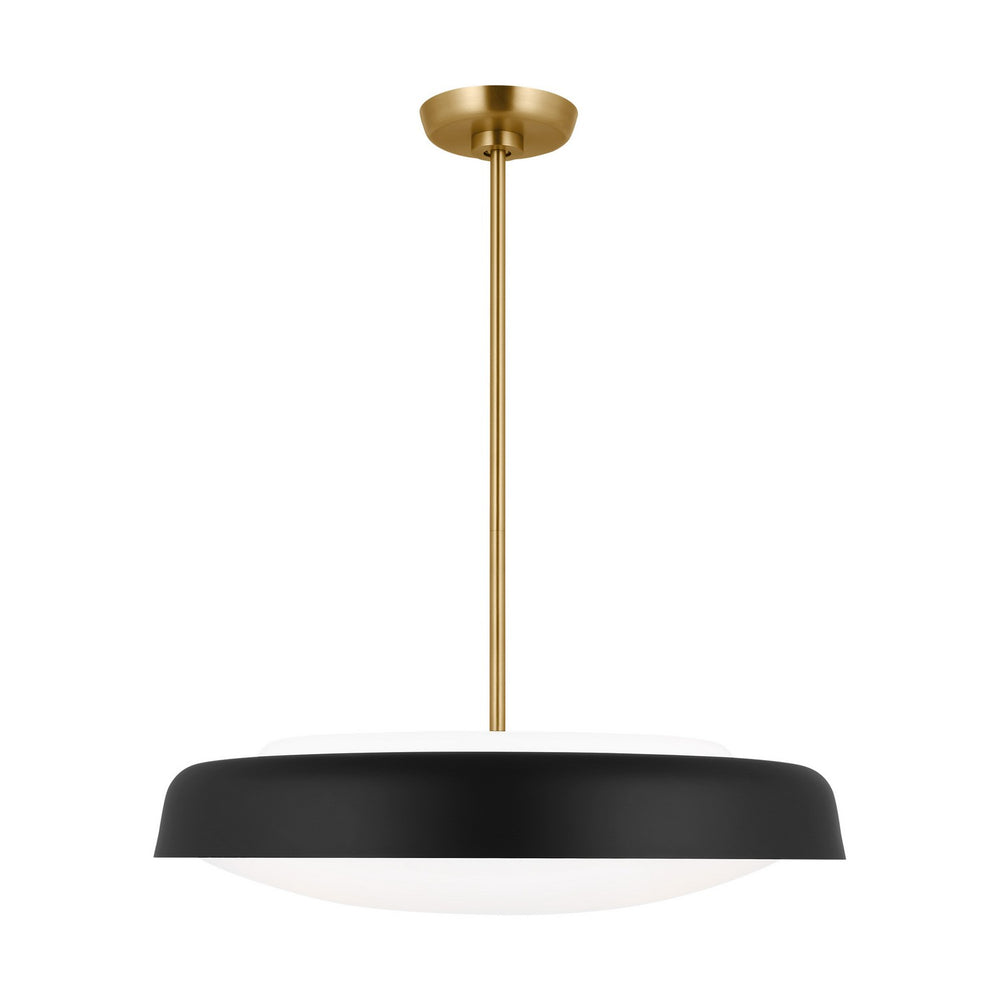 Visual Comfort Studio Canada - Three Light Pendant - Draper - Midnight Black- Union Lighting Luminaires Decor
