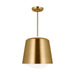 Visual Comfort Studio Canada - One Light Pendant - Draper - Burnished Brass- Union Lighting Luminaires Decor