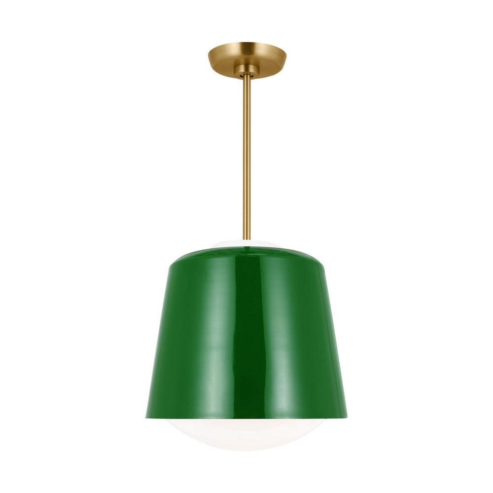 Visual Comfort Studio Canada - One Light Pendant - Draper - Green- Union Lighting Luminaires Decor