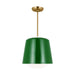 Visual Comfort Studio Canada - One Light Pendant - Draper - Green- Union Lighting Luminaires Decor