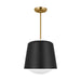 Visual Comfort Studio Canada - One Light Pendant - Draper - Midnight Black- Union Lighting Luminaires Decor
