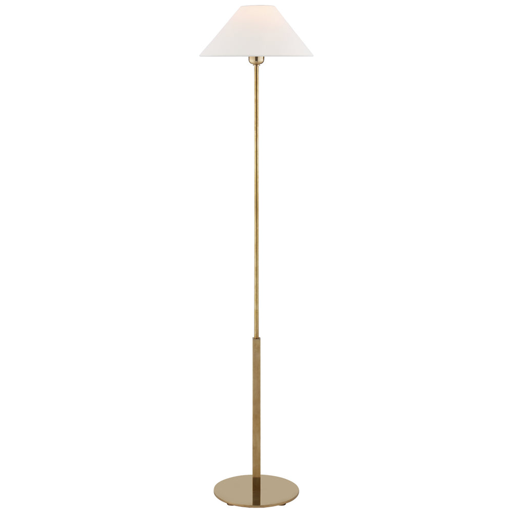 Visual Comfort Signature Canada - One Light Floor Lamp - Hackney - Hand-Rubbed Antique Brass- Union Lighting Luminaires Decor