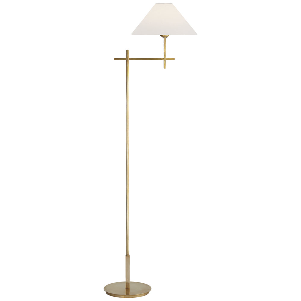 Visual Comfort Signature Canada - One Light Floor Lamp - Hackney - Hand-Rubbed Antique Brass- Union Lighting Luminaires Decor